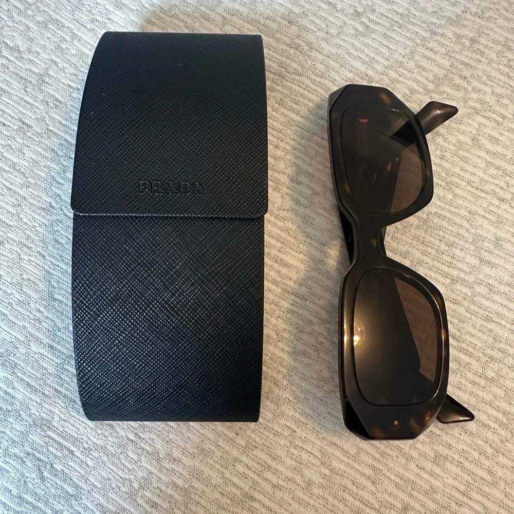 Prada Runway 49mm Rectangular Sunglasses - Picture 5 of 5